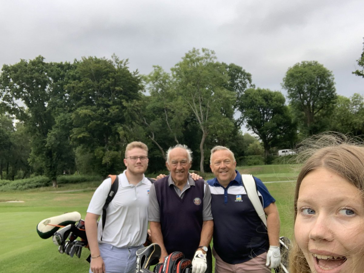 RBetts10's tweet photo. Special game @BrokenhurstGC today , Dads 84th B’day , got to play with him , Harry and Grace.
does golf get any better ? #family4ball https://t.co/V1zjbnkEfK