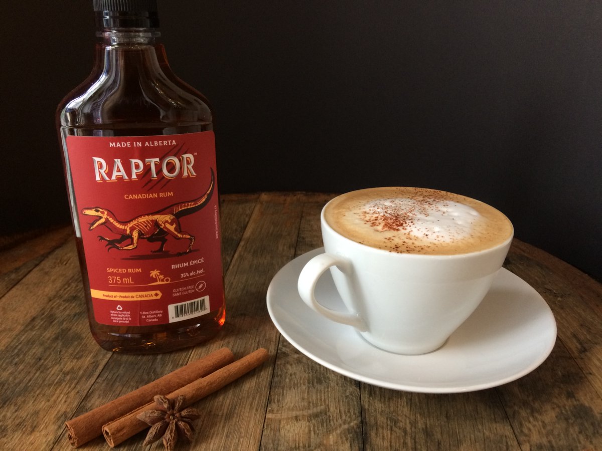 Raptor Spiced Rum Coffee - warms you up inside on a gloomy day like this 🦖
#madeinalberta #craftspirits #yeg #yegcocktails #supportingalberta #supportalbertafarmers #coffee #albertadistillery #rum #yyc #mixology #rumlover #darkrum #spicedrum #rumlife #craftcocktails #raptorrum