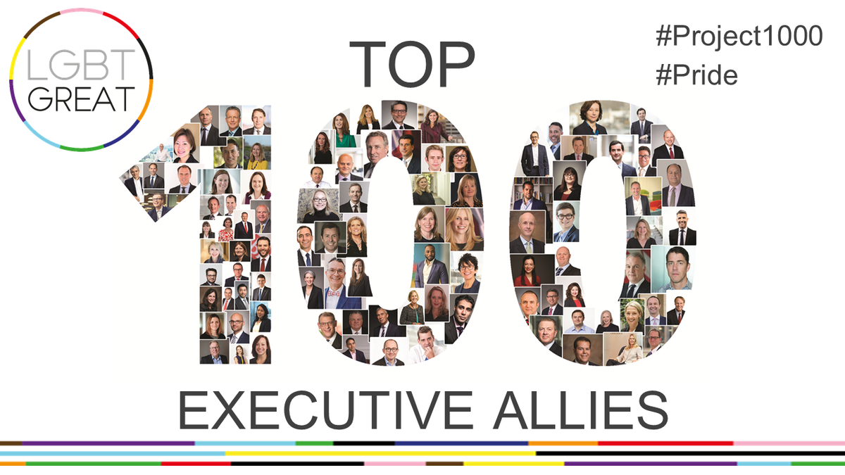 I’m proud to be an LGBT+ ally. Creativity and innovation are maximized when colleagues bring their whole selves to work.