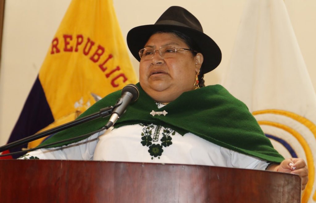 Ha fallecido la dirigente indígena y viceprefecta de Chimborazo, Delia Caguana. Mis más sentidas condolencias a los familiares y amigos de Delia: un ejemplo de líder comunitaria.