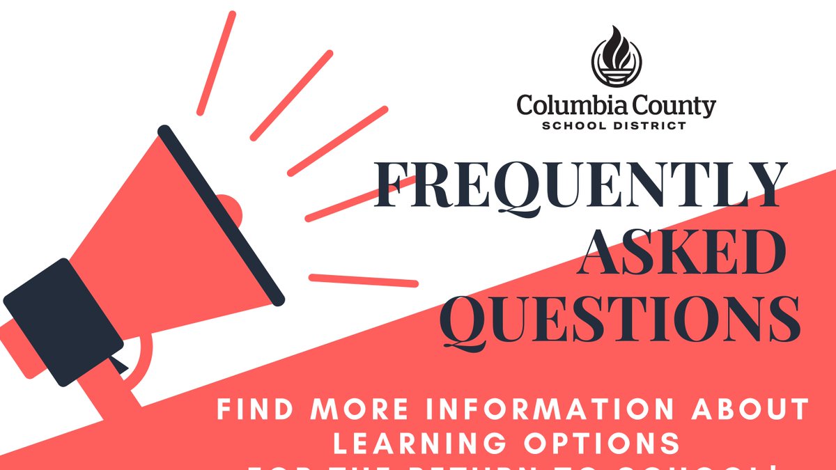 ccsdga's tweet photo. Check out a list of questions and answers available at this time. This information is subject to change, based upon the threat of COVID-19. If your question is not listed or if you have further questions not in the FAQ, please email contactus@ccboe.net.
https://t.co/5IDLhQEVQn https://t.co/kZY2gCK8vE