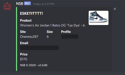 OBTAIN GOODS (@obtain_llc) on Twitter photo NSB hitting!
Slots @obtaincheckouts
Bot @NSB_Bot
Proxies <a href="/ProxyStrike/">Proxy Strike</a>
Server <a href="/DripServers/">Drip Servers</a>
Gmails @stickygmails
Tools <a href="/EasyATC/">EasyATC</a> | <a href="/neutrinotools/">neutrino</a>
#vip NSB hitting!
Slots @obtaincheckouts
Bot @NSB_Bot
Proxies <a href="/ProxyStrike/">Proxy Strike</a>
Server <a href="/DripServers/">Drip Servers</a>
Gmails @stickygmails
Tools <a href="/EasyATC/">EasyATC</a> | <a href="/neutrinotools/">neutrino</a>
#vip