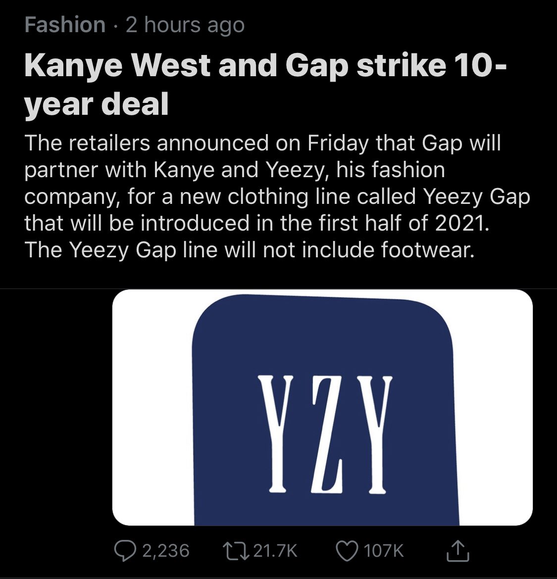 Congrats <a href="/kanyewest/">ye</a>