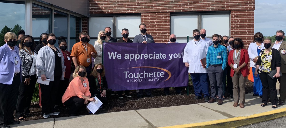 We’re very proud to have donated DHVANI masks to the entire staff of Touchette Regional Hospital. We are truly all in this together. #myDHVANImask #COVID19 #coronavirus #mask #WearAMask