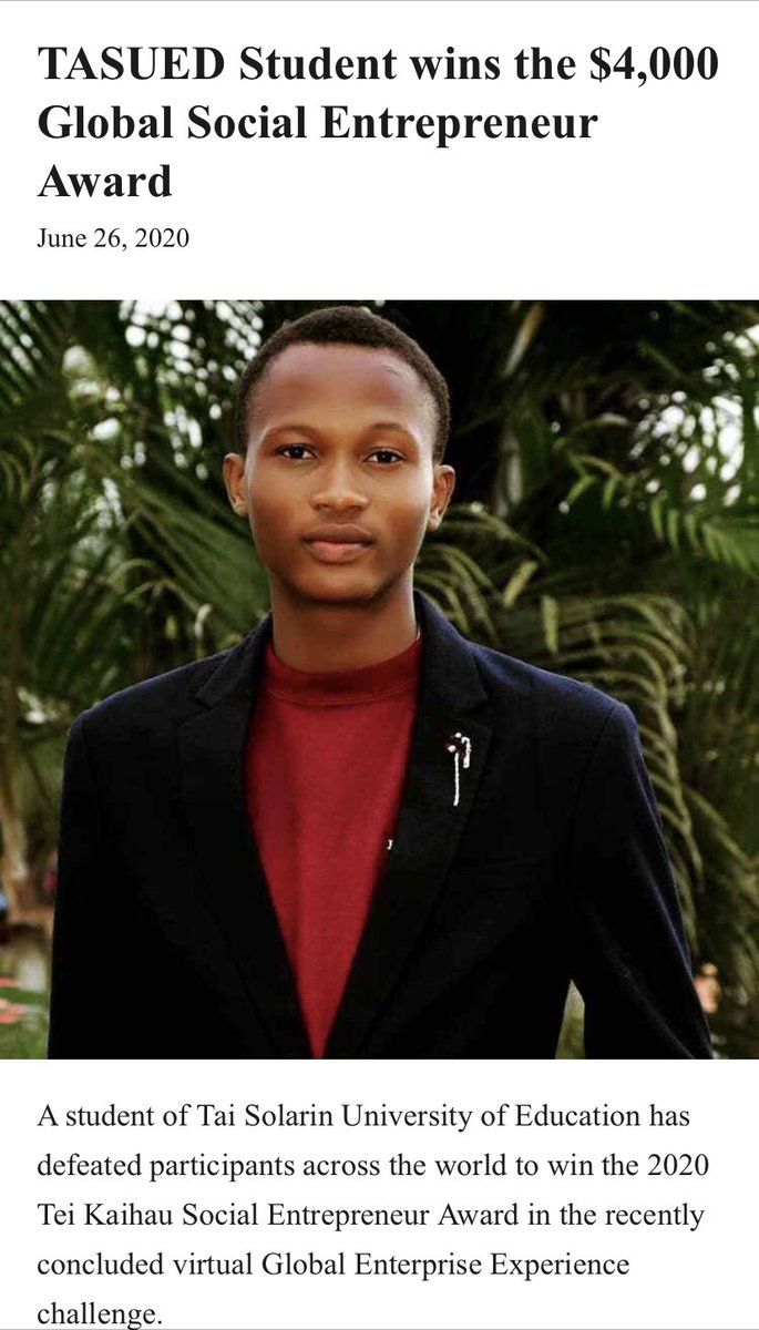 OlalekanRasaq_'s tweet photo. Tai Solarin University of Education, a great citadel of learning. I'm so proud to be a product of this great institution #TASUED #TASUEDites #HowYouLikeThat #TurnUpFridayWithPepsi https://t.co/YmTuvuyxv2