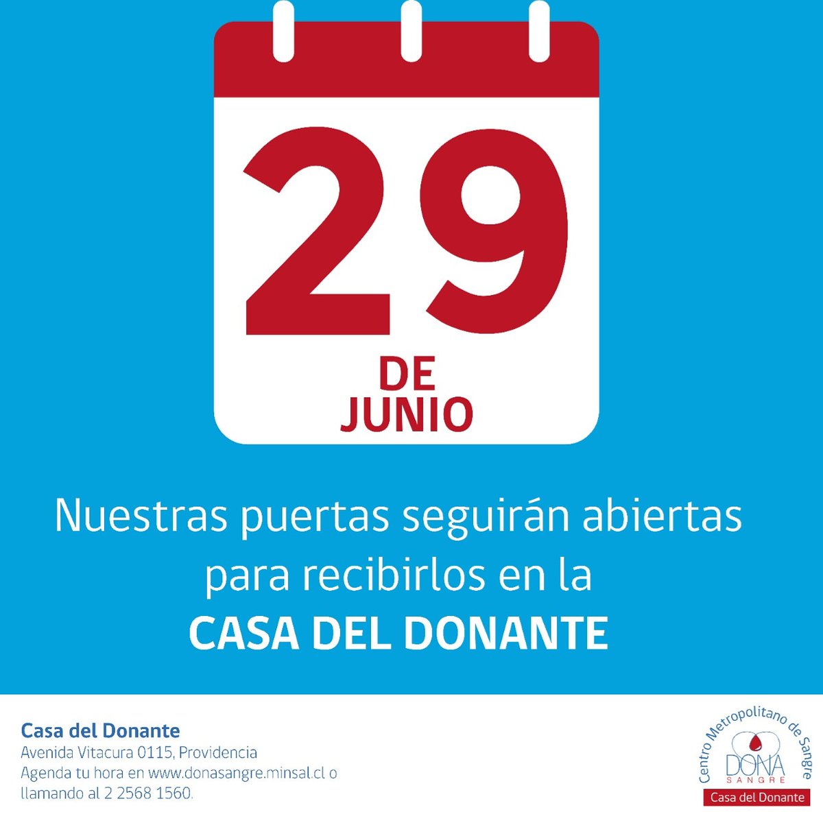 DonaSangreStgo's tweet photo. No nos podemos detener, los pacientes nos siguen necesitando y siguen necesitando de tú donación, así que este lunes 29 nuestras puertas estarán abiertas para que quieras ir a donar y salvar 3 vidas en estas pandemia.

 Si vas a salir, que sea para donar sangre🩸 https://t.co/xcnbvxwOOZ