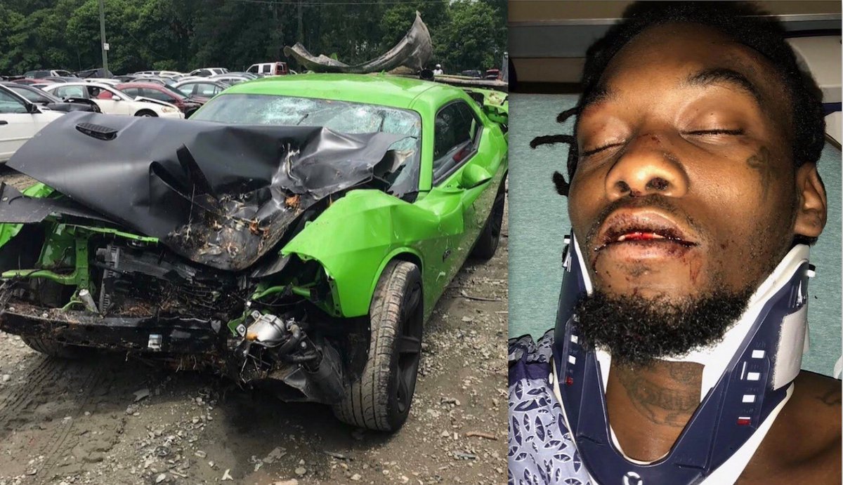 Offset and ole girl and thier mess chile it's too much and a lot can't get into details, though I heard offset was involved in a car accident I'm not laughing or happy about it at all