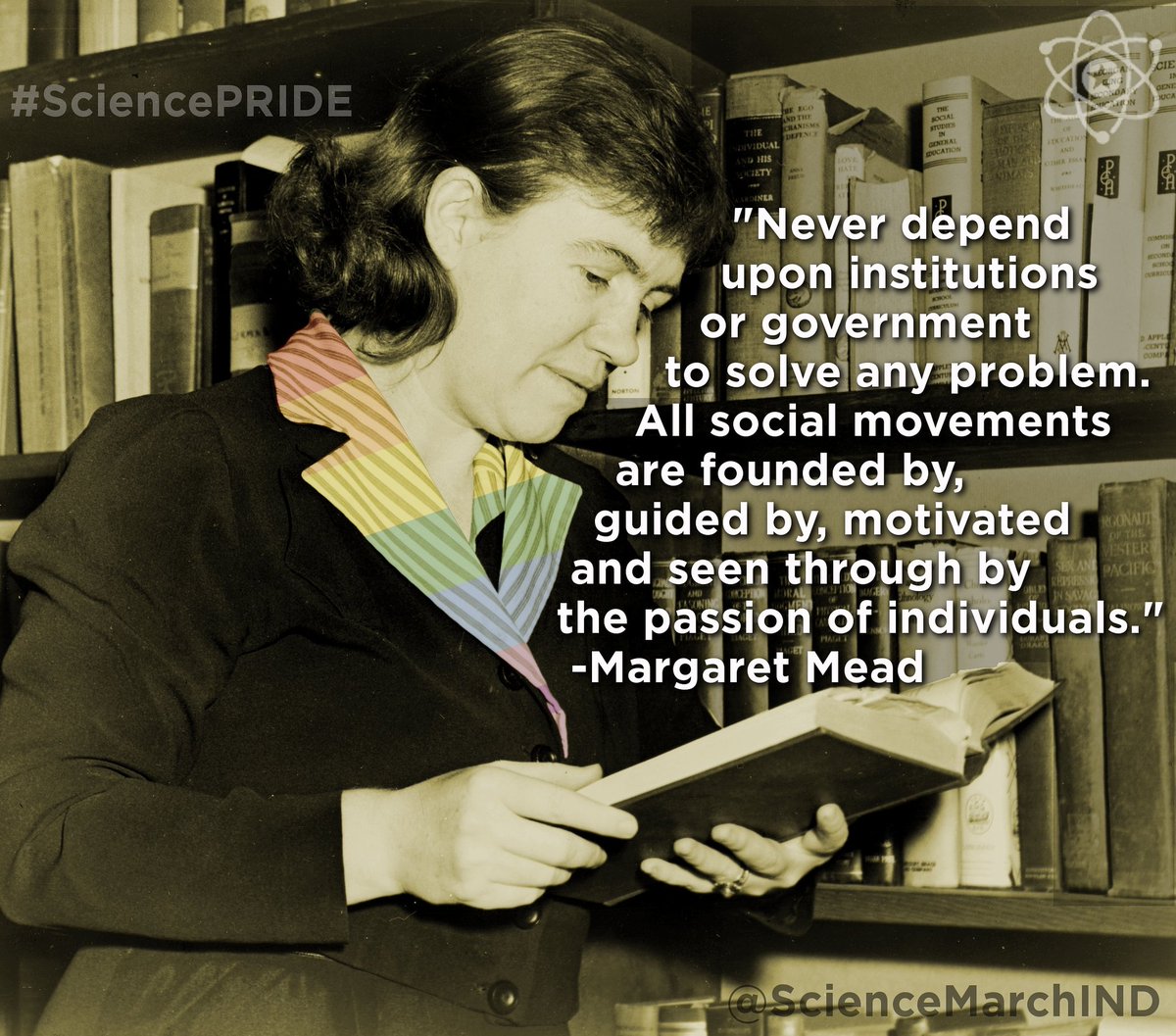 ScienceMarchIND's tweet photo. Happy #PrideMonth Friends!
Science is for everyone, and it needs you!
@indypride #SciencePRIDE
@MarchForScience @AmericanAnthro #Pride https://t.co/nqyq7FNUV7