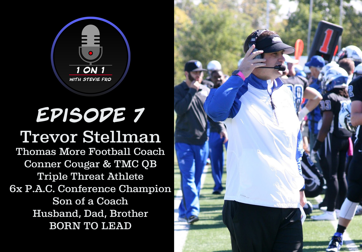 steviefropod's tweet photo. Episode 7 is now available.  Thanks to @CoachStellmanTM for giving us his time and for digging deep into his bowl cut days, splitting his pants dancing at weddings, and for just being awesome!  Great stuff!   https://t.co/7fwO4Fw8Zc https://t.co/jdpoRHRVXF
