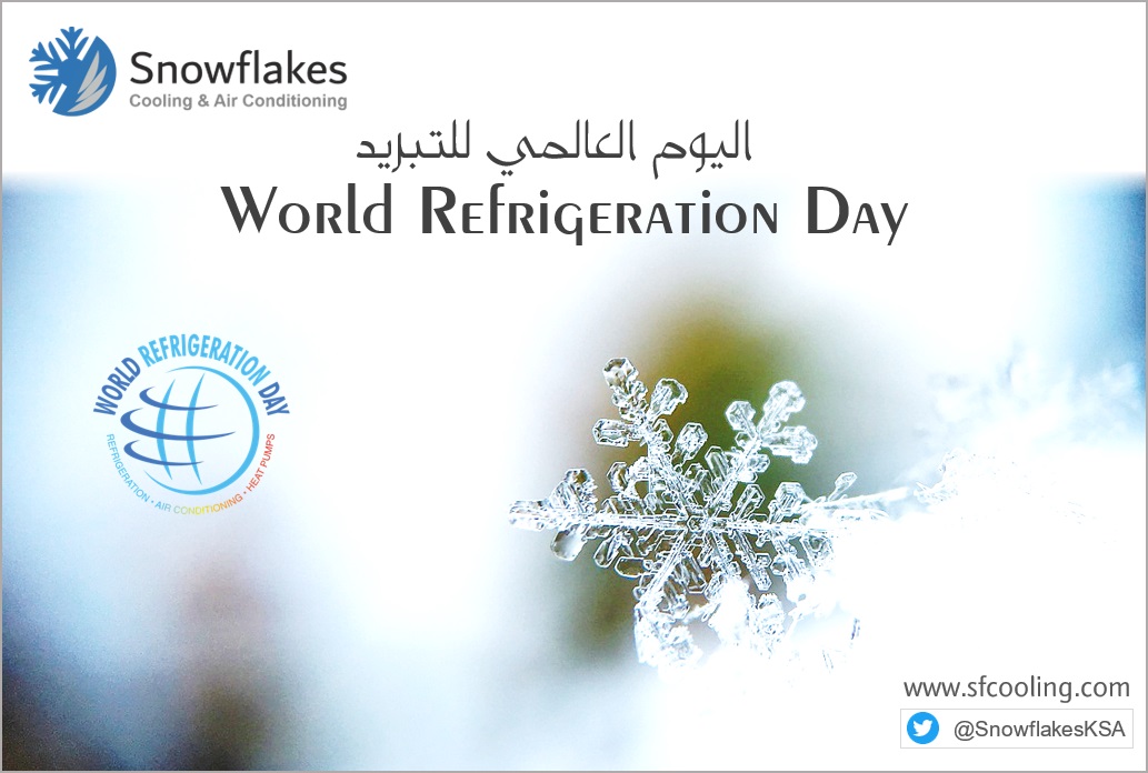 SnowflakesKSA's tweet photo. #اليوم_العالمي_للتبريد
#WorldRefrigerationDay https://t.co/6kitn1XR8Z