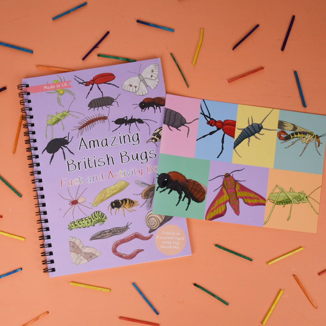 buttonandsquirt's tweet image. Have you seen my latest fact and activity book, all about some of our amazing bugs :) if you order it this week then I will pop this 5x7 bug print in as a free gift. buttonandsquirt.co.uk/ourshop/prod_7… #britishbugs #nationalinsectweek #bugbook #kidsathome