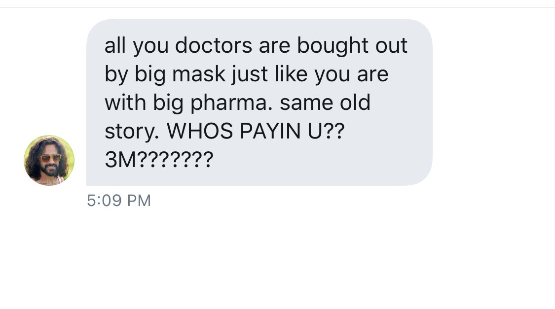 How did everyone find out that us doctors are all bought out by “big mask”?