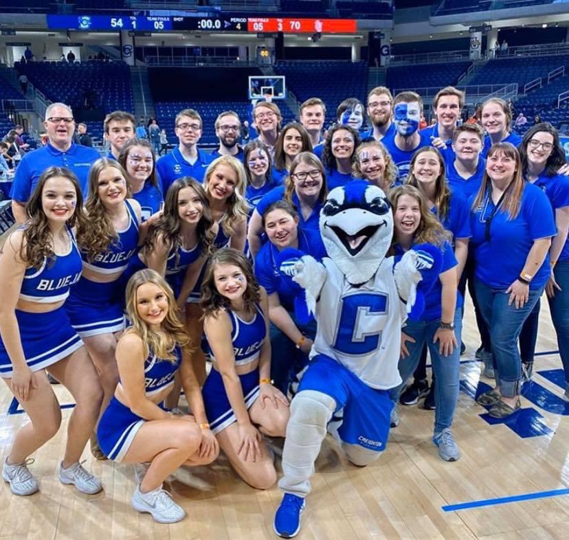 CUPepBand's tweet photo. This Flashback Friday, the Pep Band wants to say that no matter how short the season, and no matter where we go, we always love playing with our Bluejays 😍! https://t.co/xBfqd3sVVO