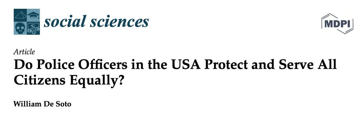 349/ "At present, however, the perceptions captured by survey data indicate that policing in the USA does protect and serve white communities, while often oppressing minority communities."