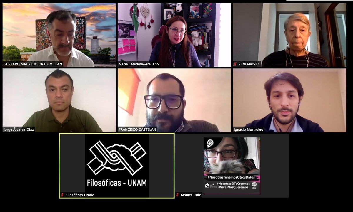 colegiobioetica's tweet photo. #YaRegresamos #LaUNAMNoSeDetiene #TrabajamosDesdeCasa 
1a sesión vespertina #Día3 #Covid19 #Bioética
 #Investigación #Pandemias 
Ignacio Mastroleo,Flacso Argentina
Jorge Álvarez,UAMXochimilco
Francisco Castelán, IIB UNAM
Modera: Ruth Macklin #YouTubeLive: https://t.co/kWzTGXBT8d https://t.co/HuQdchqvsT