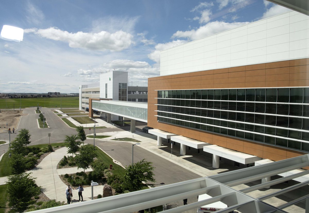 jkenney's tweet image. The new Grande Prairie hospital is a beautiful facility - glad to see construction is now complete.

Looking forward to seeing it finally accept patients at the end of next summer, once AHS has fully moved in, and gotten it up and running.