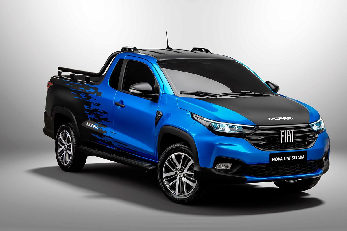 InfoAutoAr's tweet photo. #PorLRegión #Fiat develó en la presentación de la nueva #Strada en Brasil, la variante equipada con los accesorios #MOPAR ¿Qué les parece? ¿Les gustó cómo quedó? #INFOAUTO #IApickup #IAconvosencasa https://t.co/kVzBg20Rht