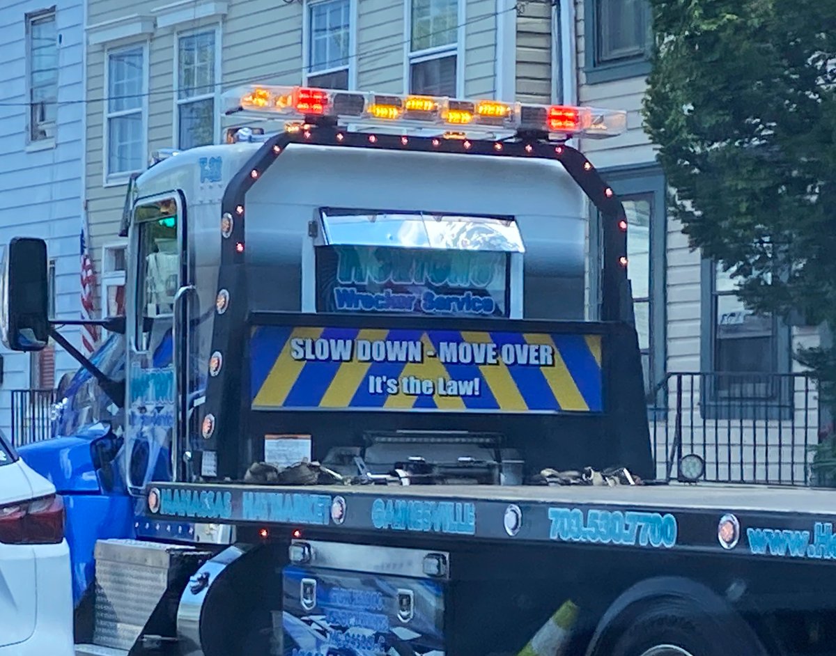 AlexVASheriff's tweet photo. ASO deputies handled traffic control at the memorial service for Louis Rich, a tow truck driver who was struck and killed in Fredericksburg. A tragic reminder to #SlowDown and #MoveOver! https://t.co/vcbyDv4cQK