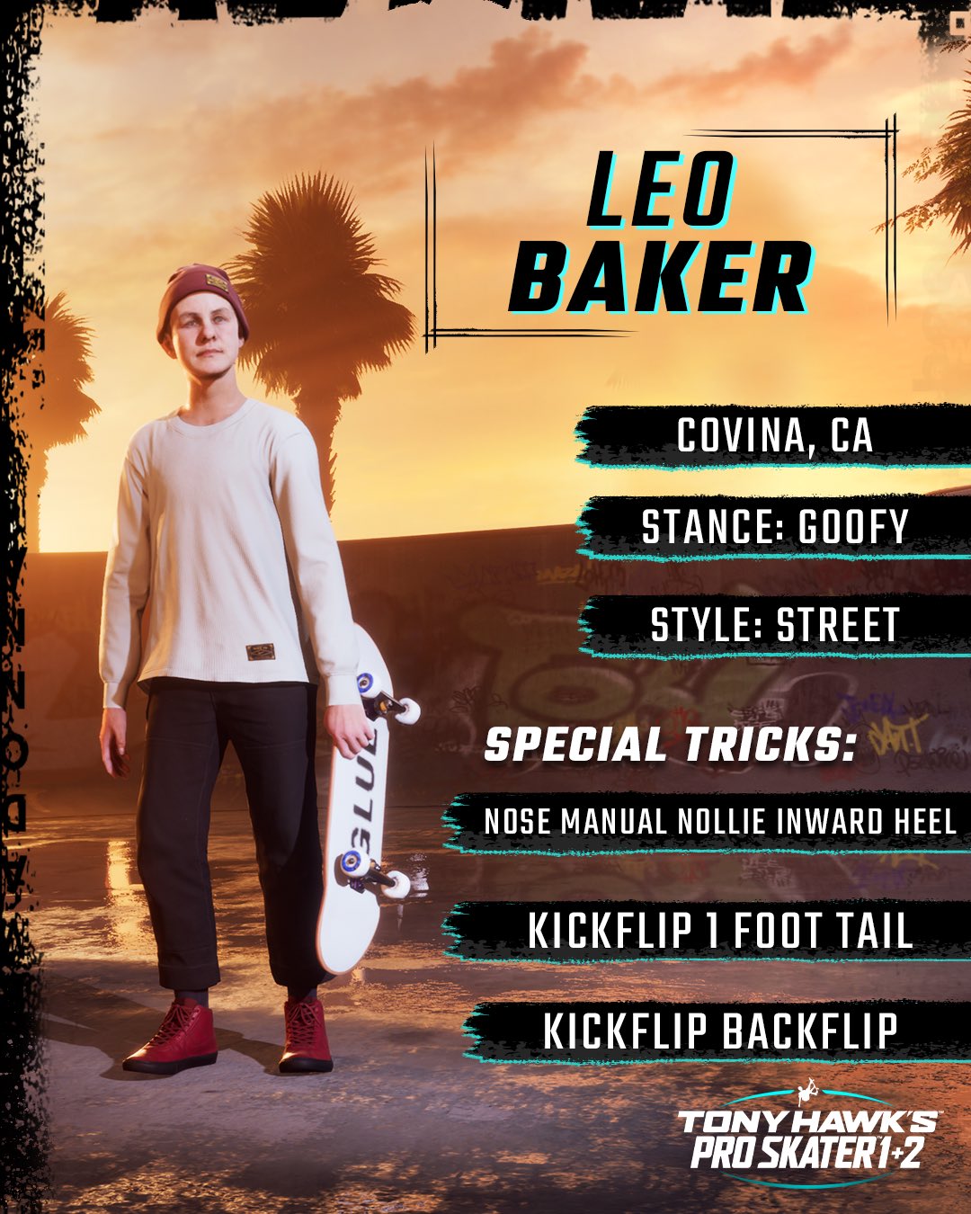 Out skater Leo Baker added to Tony Hawk's Pro Skater 1 and 2