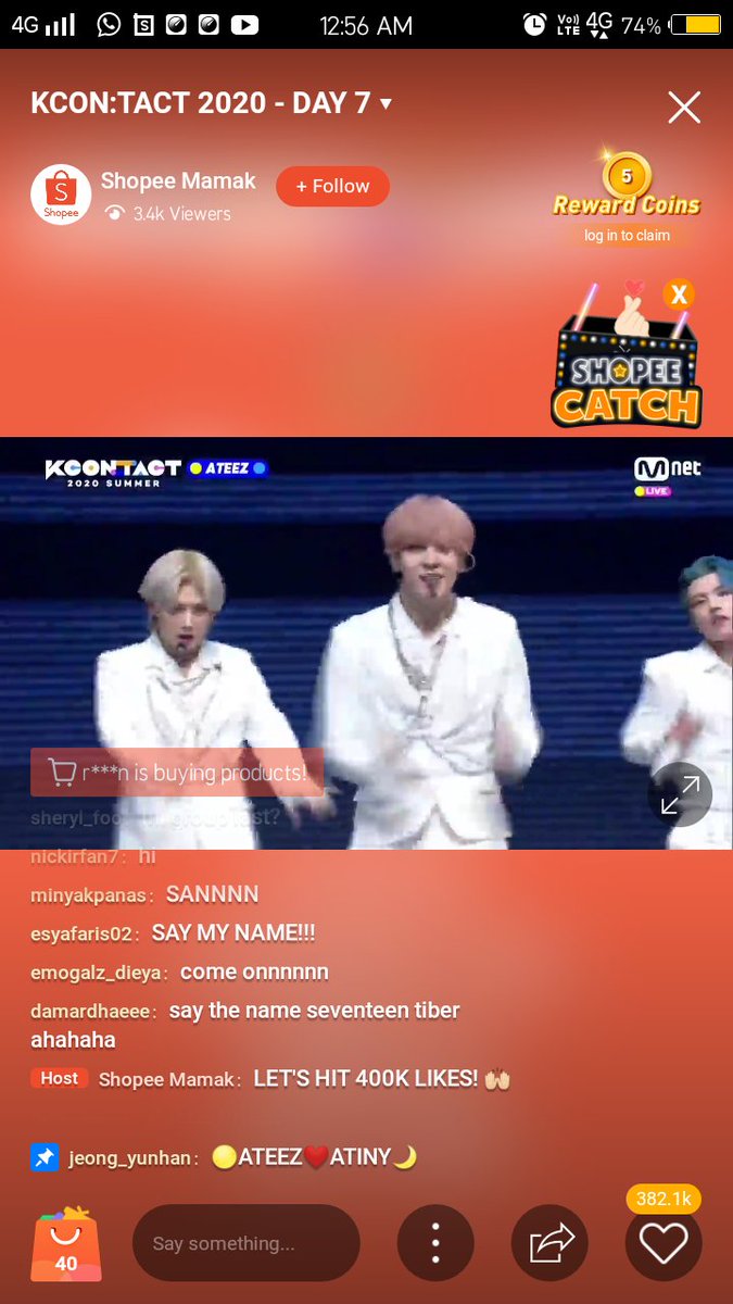 hazidajimmy's tweet photo. ATEEZ in da house yo.
okay, dah nak habis. thankyou everyone. harap ada lagi live lepas ni dari @ShopeeMY #ShopeexKCONTACT #ShopeeLiveKpopFest https://t.co/HQumuyRzl8