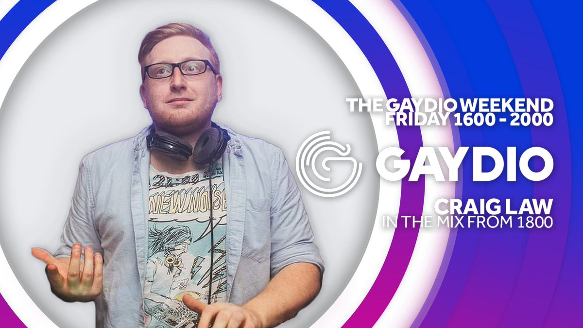 Gaydio's tweet photo. Who's ready for another huge #GaydioWeekend session? @djcraiglaw kicks off your Friday night in style as we go in the mix & commercial free until 6am! https://t.co/YfdL06Nt3s
