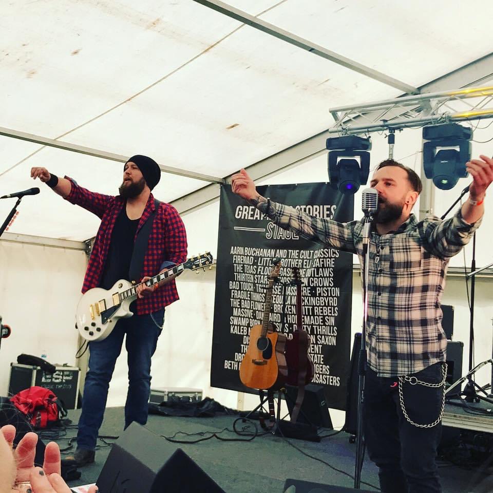 It’s great seeing memories pop up across social media of our two times playing the wonderful @WildFireFestUK. We are eternally grateful to @DaveLeeRitchie for giving us a shot. It was our gateway to playing over on the mainland and we have made so many friends and fans from it.