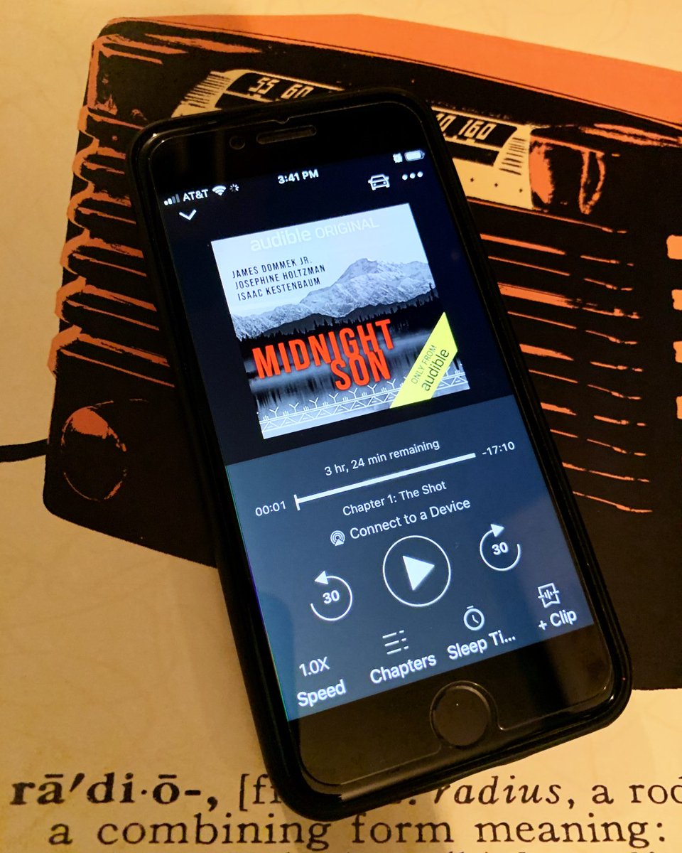 I found this audible original fascinating. It's a short true crime exploration of Native Alaskan culture--so well done. #midnightson #audible #audiobooks #audibleoriginal