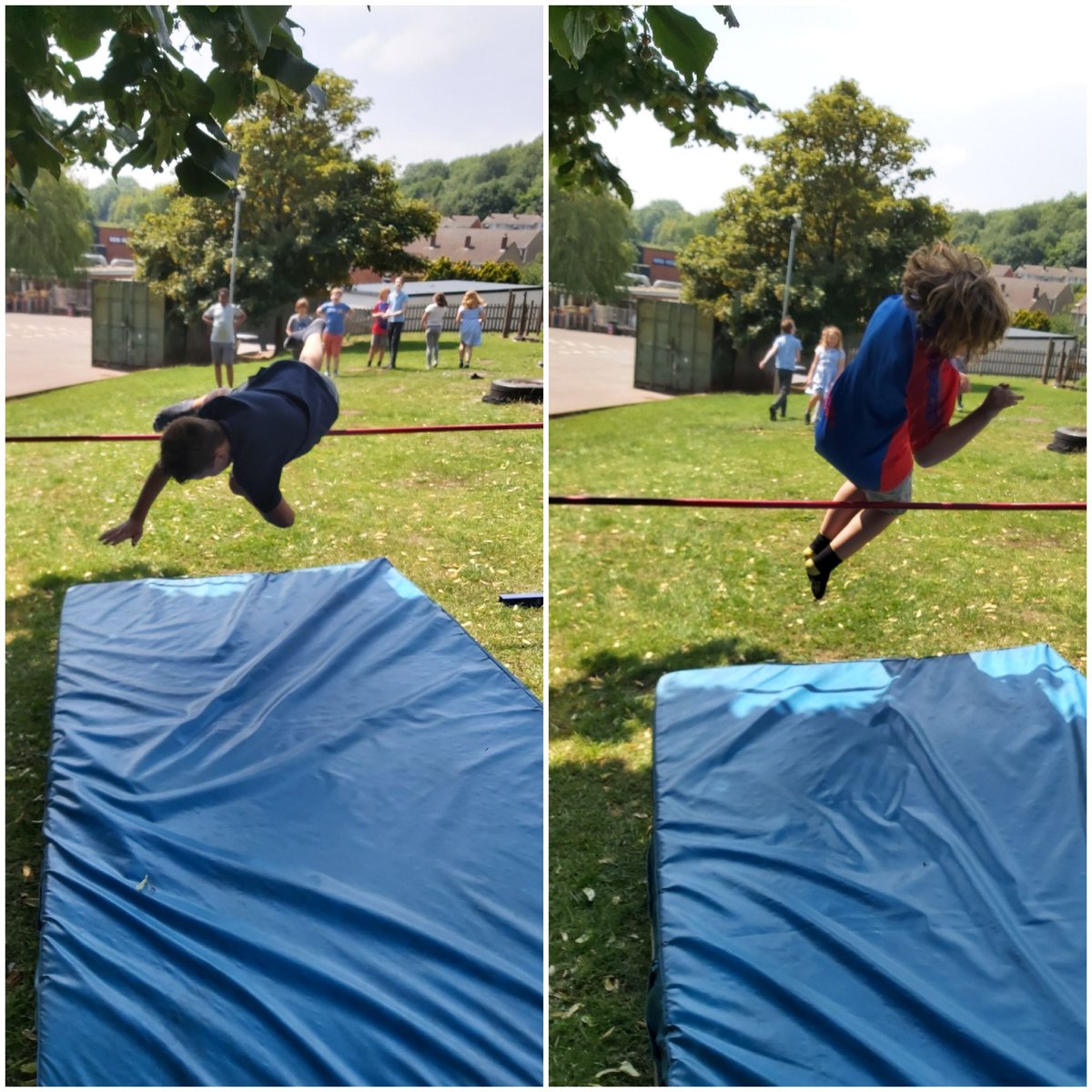 glenfromep's tweet photo. #JuniperB loved having a go at the high jump today! https://t.co/ImXOfVcCTC