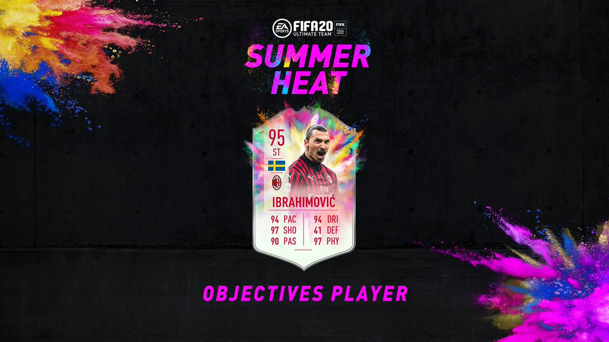 You love to see it 👑 #SummerHeat☀️🔥 Objectives Zlatan Ibrahimović, available now in #FUT20