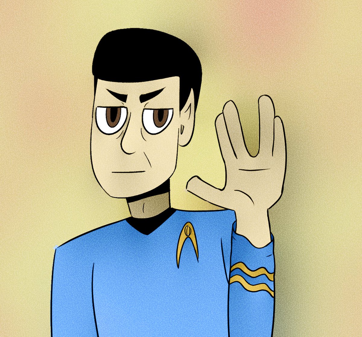 WinnHazcoffeee's tweet photo. Anyway I've been drawing a Spock a day on tumblr #startrek #spock #tos #tosspock #fanart #art https://t.co/49CHPvymch