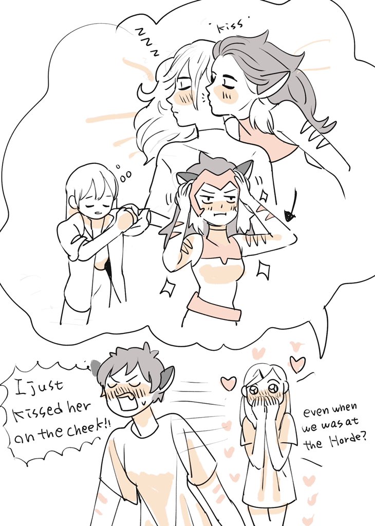 monn_ney's tweet photo. Morning Kiss!!! #catradora https://t.co/OQNJiTjeFK