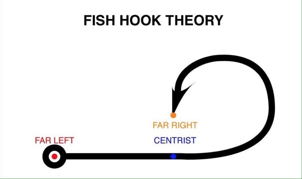 it was clinton's administration that did this by the way. and of course this blocking of the left's rise to power through bourgeois democratic means ensured the rise of putin shortly thereafter, a right-wing authoritarian. yet again proof that fishhook theory is Science