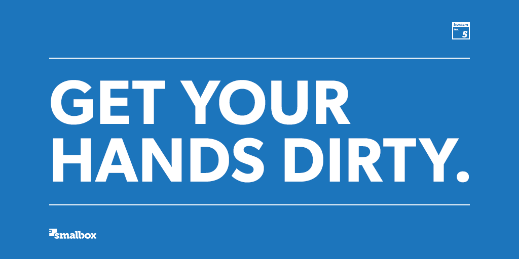 Don’t get too comfortable. Talk to people. Experience what they experience. It won’t always be easy, but to empathize, you need to put yourself in another’s shoes. Be vulnerable &amp; human with everyone you work with. Roll up your sleeves &amp; do great things - together.