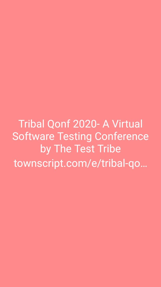 srinivasskc's tweet photo. @the_test_tribe
Last Few hours left to Register for Weekend Learning Event.
#JoinAndLearn #testing #conferences #Virtual #Learning #TheTestTribe #townscript #Meetup
https://t.co/WQ2hVkWoNx https://t.co/GLgqmXIQzz