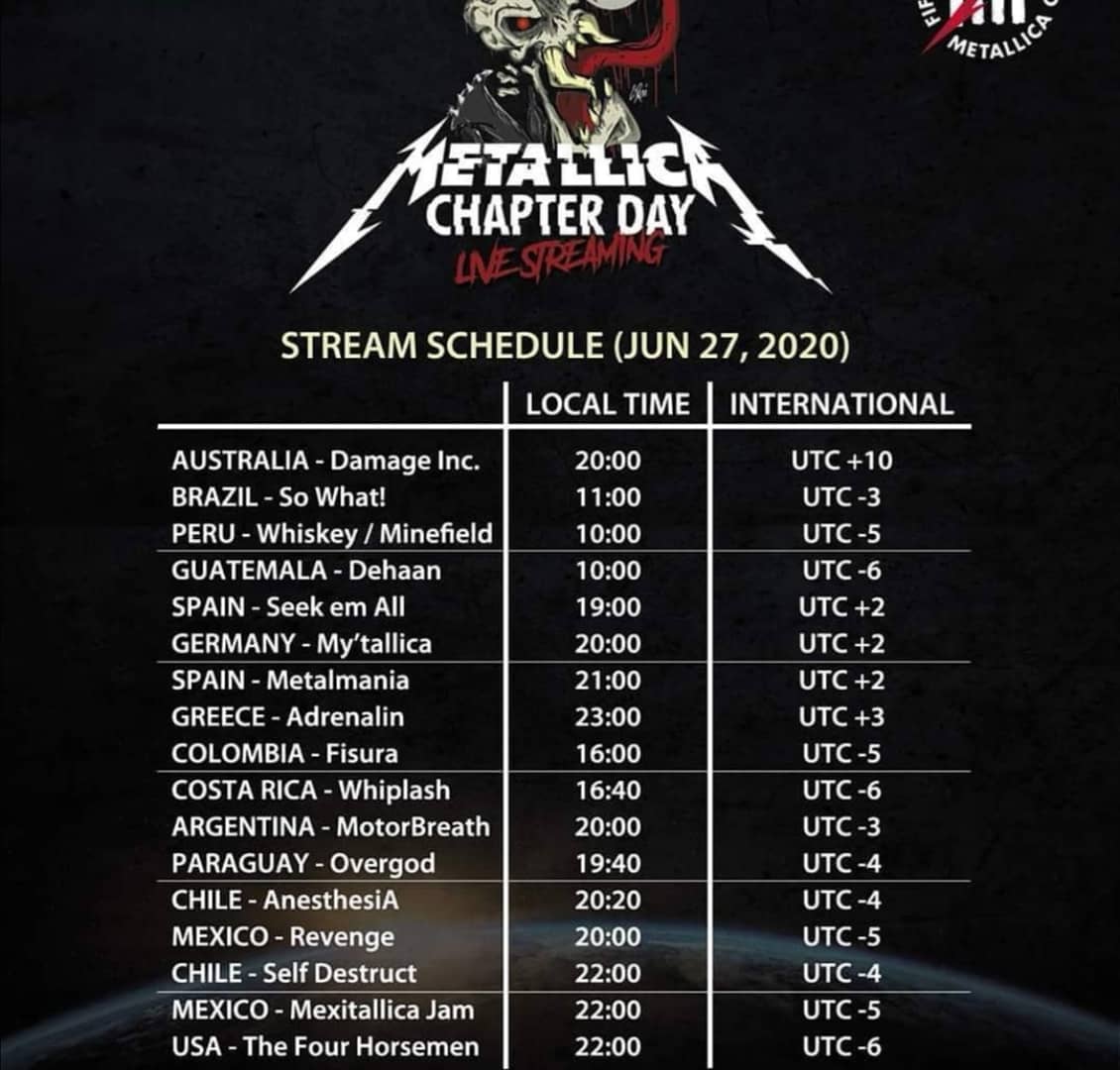 Overgodmusic's tweet photo. Lineup confirmado para mañana en el #metallicachapterday ! Tocamos a las 19:40 horas! Segui el evento desde la cuenta de @masterofparaguay 🇵🇾🔥
#metallicacover
#Metallica #metallicachapter #paraguay #heavymetal #heavymusic https://t.co/O5OVlNTHMU