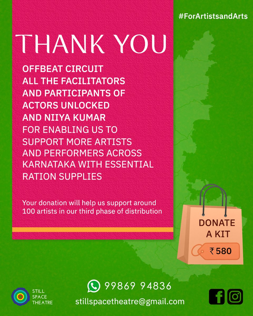 Thank you <a href="/niiyakumar/">Niiya Kumar</a> and Offbeat Circuit for making this happen! 
#forartistsandarts