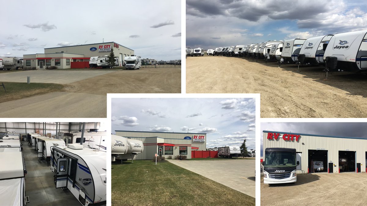 RVCare's tweet photo. Your destination for great selection and great service, @thervcity is family owned and family focused, serving Albertans since 1968. With two locations, Morinville, and Nisku AB, visit them at: https://t.co/SveAJSNNRT. #FeatureDealer https://t.co/XFzVNo2uov