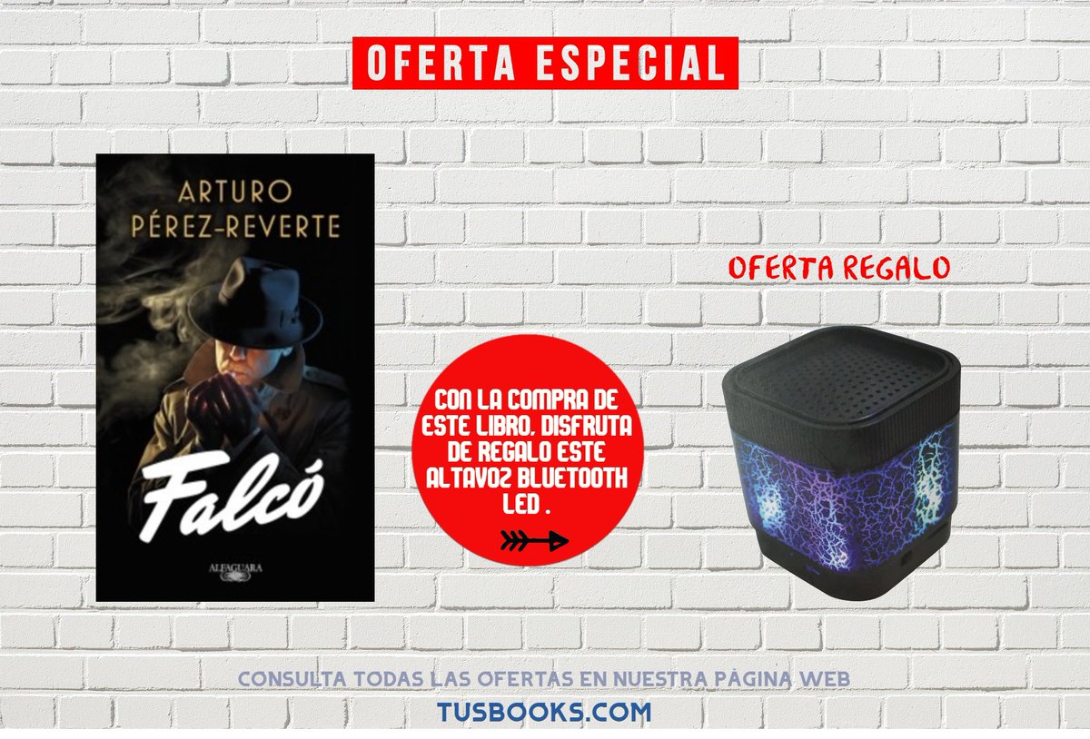 tusbooks's tweet photo. Consulta todas las ofertas en nuestra página web:

https://t.co/yFx6cjHFwx

#falco #arturoperezreverte #promocion #regalo #libros #lectura #lecturasrecomendadas https://t.co/ibRmqOyHE7