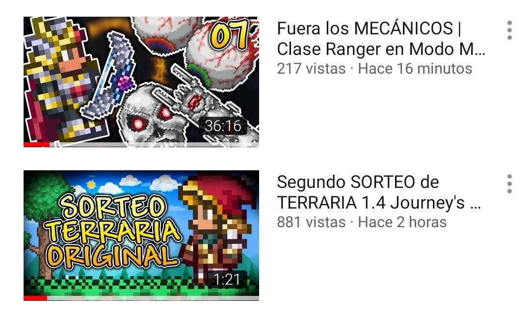 bloserjeska's tweet photo. Ya está el vídeo del sorteo, y también el episodio 7 de Terraria #RangerClass https://t.co/SwaOp8VEos