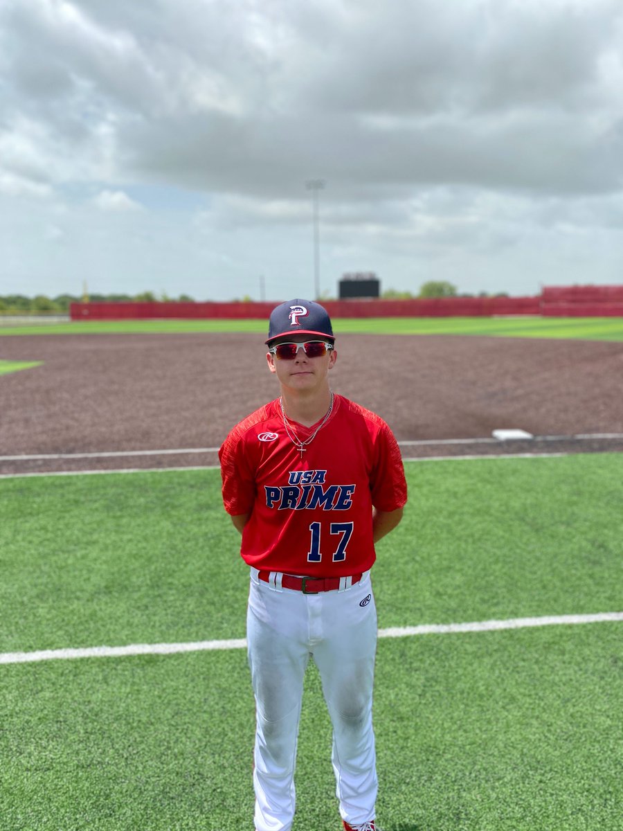 FiveTool's tweet photo. @FiveToolTexas F: @USA_PrimeBB American 2022 8, @MBA_Baseball 16U Black 3
PoG: @josephmun10 2-3, 2 2B, RBI, R
Notable: @CotaJaxon 2-4, 2B, 2 RBI, R https://t.co/Zp8zshgrC3