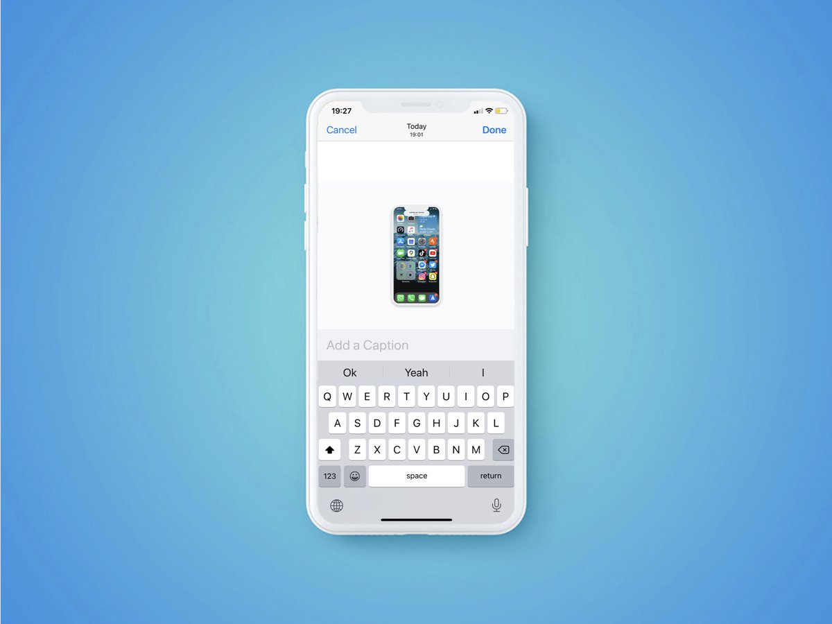 TheTechCloud_'s tweet image. iOS 14 now lets you add a caption under a photo. 

#iOS14 #iOS14DevBeta #iOS14DevBeta1 #Apple #AppleNews