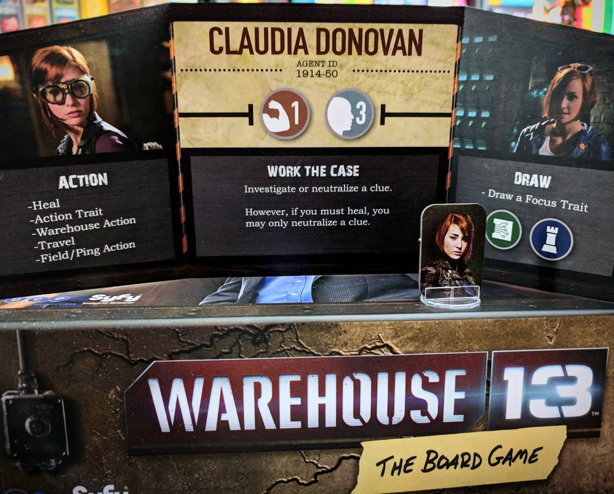 Infn8Dreams's tweet photo. Claudia is awesome! Who's with me?! Would you choose her to play as when playing Warehouse 13: The Board Game. Now available! #warehouse13 #warehouse13theboardgame #infinitedreamsgaming #bgg #hiddentraitor #loyalagent #Kickstarter #newgames #dontstress #workthecase https://t.co/ml2eMUzP4e