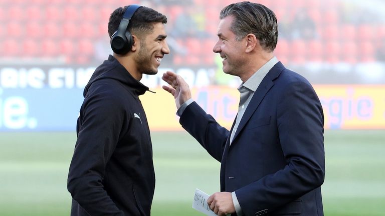BVB_ARABIC's tweet photo. مايكل زروك ل @SPORT1 نحن نعرف ما يمكننا وما لا يمكننا فعله في قضية اشرف حكيمي  نحن على اتصال وثيق مع ريال مدريد. لا يزال لاعبنا لبضعة أيام." https://t.co/bLNHp2oT6Q