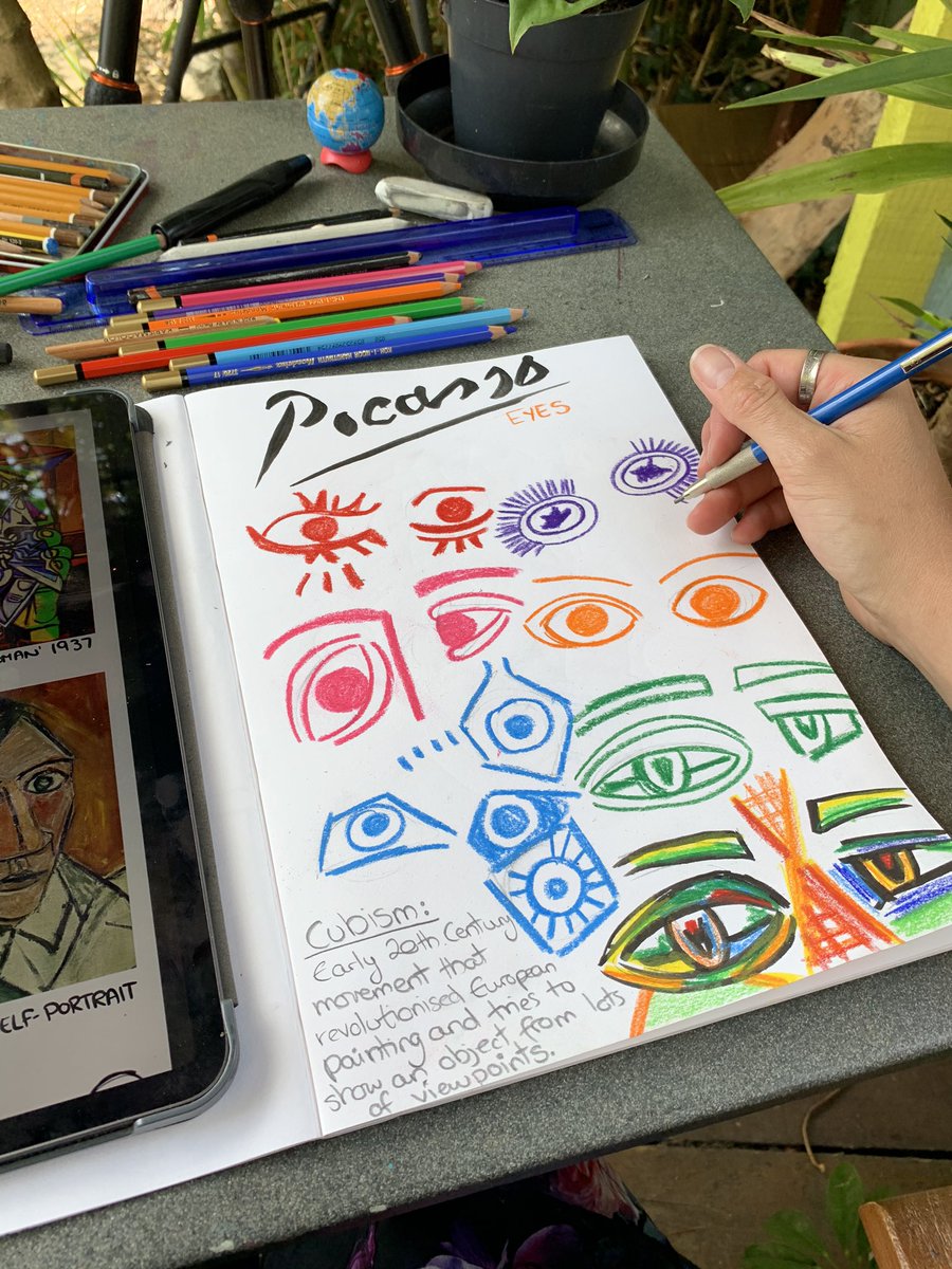 HMcAusland's tweet photo. Picasso! A quick HMc Nugget about Picasso’s many many expressive abstract portraits. ✏️
👁 👁
.
.
.
#cubism #picasso #HMcDrawWithMe
#MissMcAusland #sunnyday #howtodraw #artteacher #art #fineart #imback #HMCDrawWithMe #HeatherMcAusland #MissMcAusland #howtodraw #Artvideo https://t.co/TpoZA47uIt