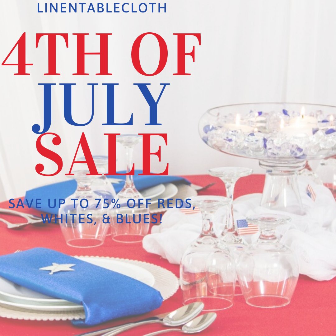 Big Savings in our 4th of July Sale! - mailchi.mp/linentableclot…