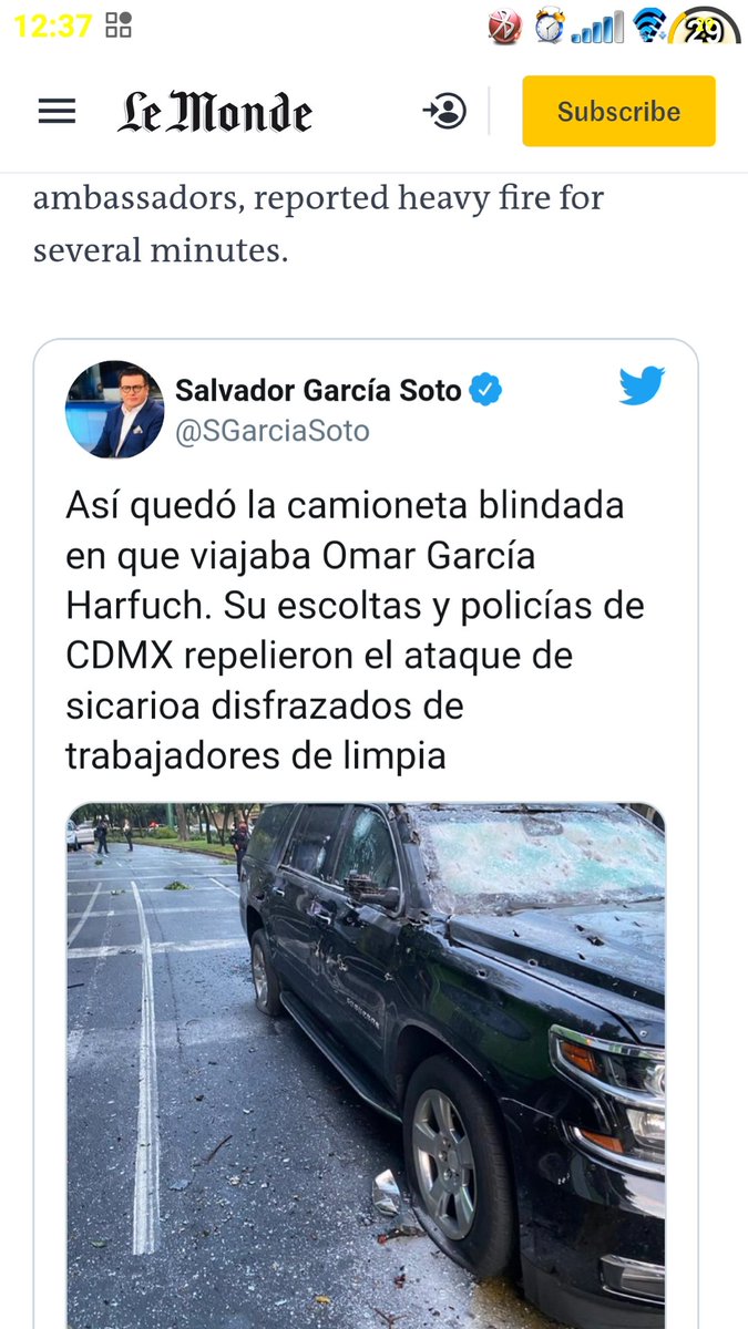 This is a shame. For it is possible to "see through" phones.... How many more people must be injured  @NSAGov no duty to rescue?This is big news for Mexico... big news for Jalisco ..