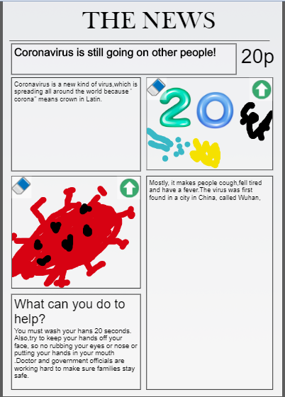 glanhowyprimary's tweet photo. Coronavirus through the eyes of Reception / Year 1.
Amazing newspaper reports showing your understanding of what has happened and why we are in lockdown. Bendigedig Pawb!
@BlaenauGwentCBC @purpleMash @Kirsty_Williams #RecY1 https://t.co/INCzJAl1Gx