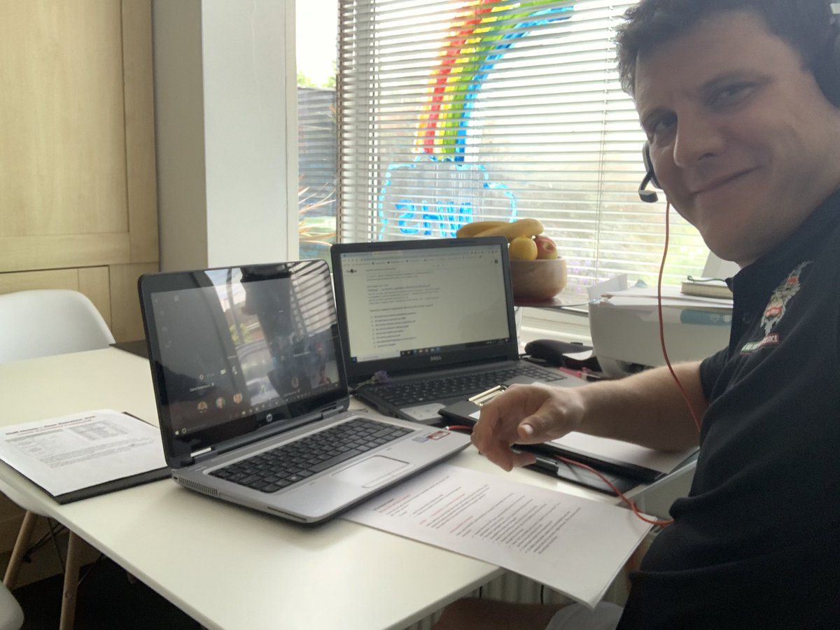 DunnellP's tweet image. Another full-on Friday for our command group provided by @WMFS_OLPD Command Development Team. MTA input this morning with @Danny8635 and a Level 2 remote assessment utilising @XVRsimulation this afternoon