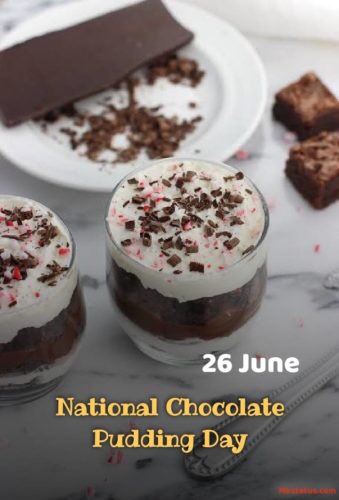 MissKeyte's tweet photo. You’re welcome! 🤪🍫🍰🧁🍩 #NationalChocolatePuddingDay https://t.co/1LINMiRiJH