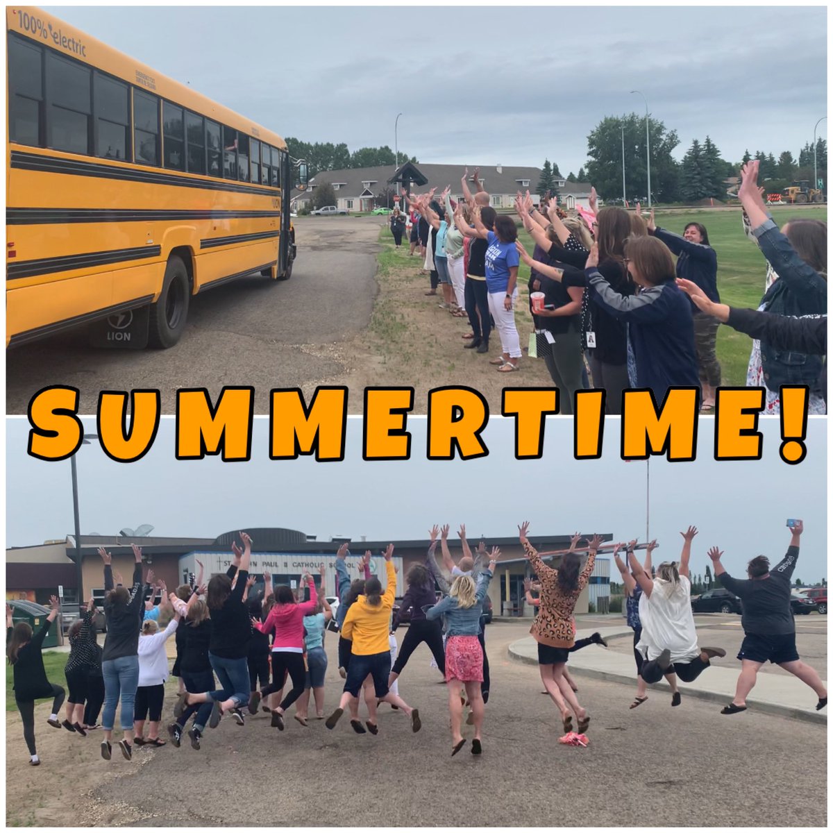 STJPIICATHOLIC's tweet image. Crusader’s final day tradition: ✅
Grateful hearts for our community and prayers for a safe, joy-filled summer!
♥️
#ecsrdSTRENGTH